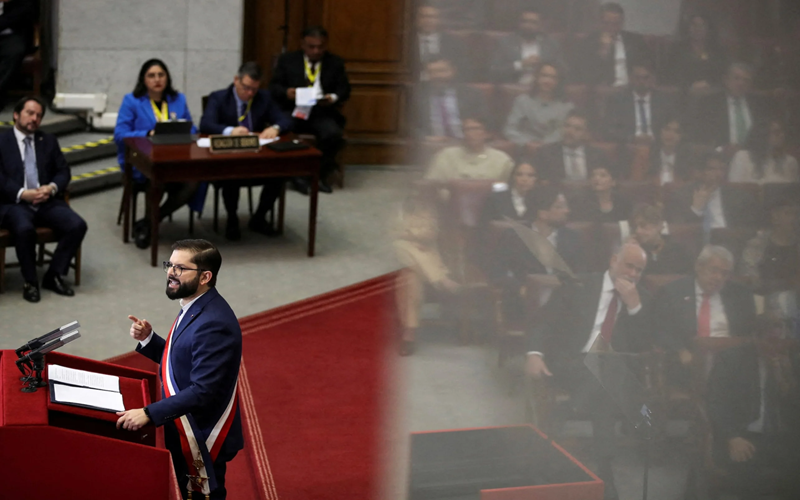 رئيس تشيلي: سندعم الجهود الساعية لفرض حظر على توريد الأسلحة إلى الاحتلال رئيس تشيلي: سندعم الجهود الساعية لفرض حظر على توريد الأسلحة إلى الاحتلال
