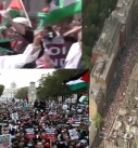 تظاهرة كبرى في لندن للمطالبة بوقف حرب الإبادة والتجويع الصهيونية على غزة